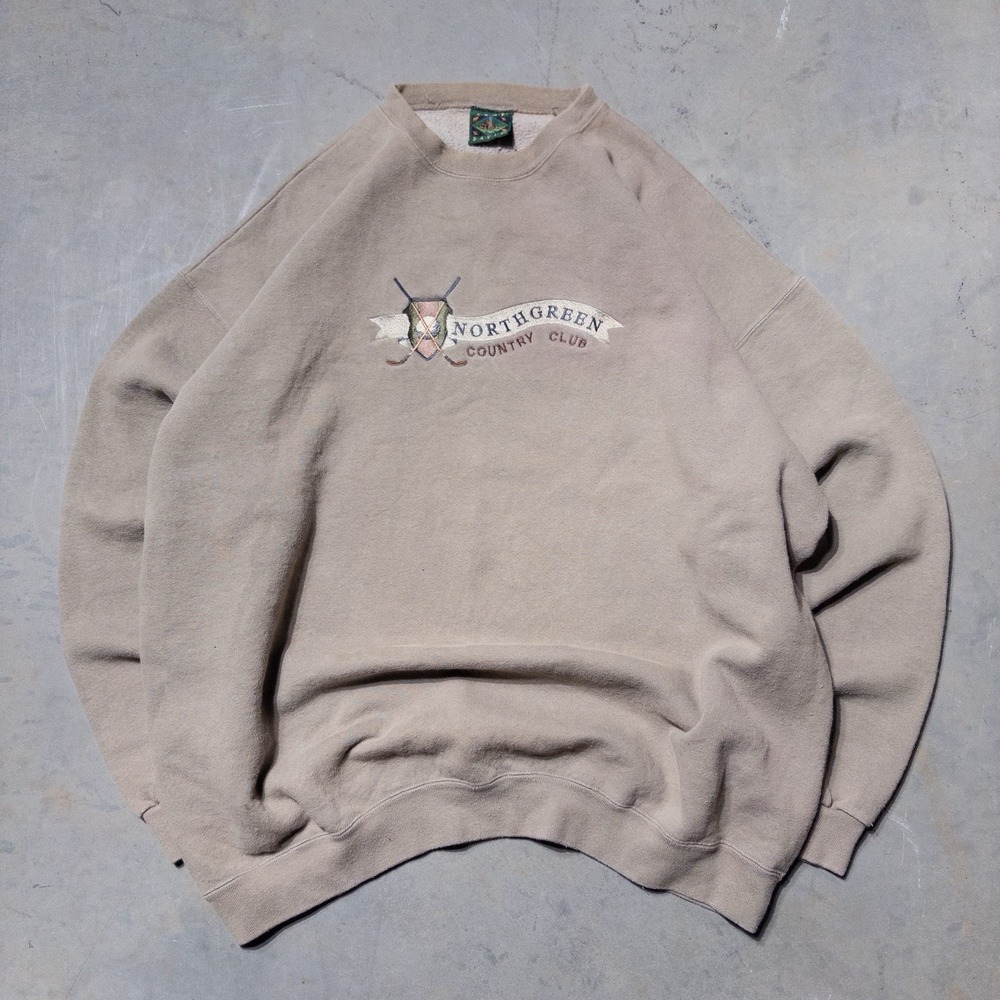 Camp David Sweatshirt Mens XL Northgreen  Country Club Crewneck Sweatshirt